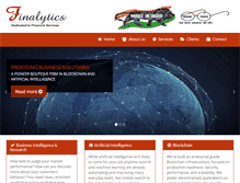 Tablet Screenshot of finalyticsconsultancy.com